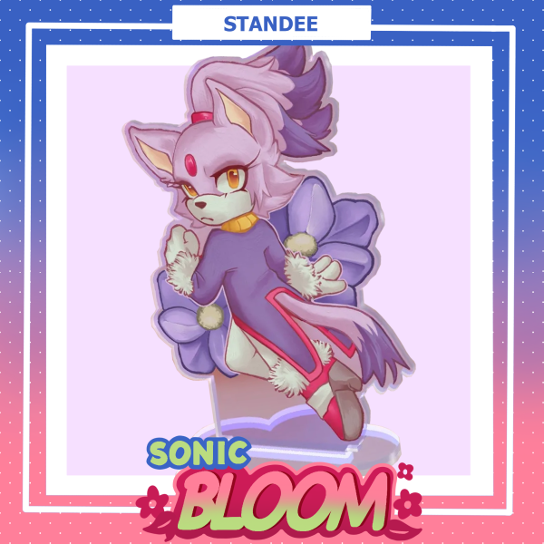 Blaze Standee || SONIC BLOOM COLLAB