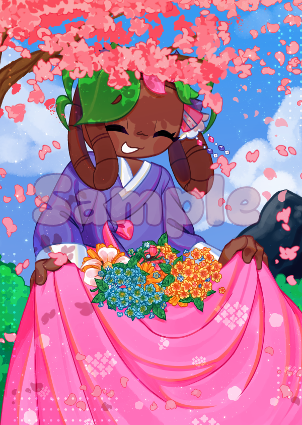 Dandy's World Bassie Hanbok Poster