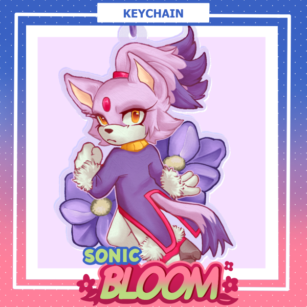 Blaze Keychain || SONIC BLOOM COLLAB