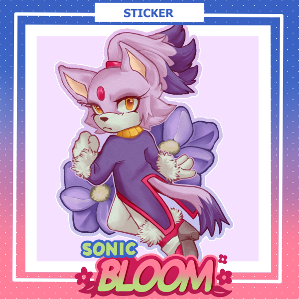 Blaze Sticker || SONIC BLOOM COLLAB
