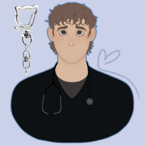 Dennis Whitaker The Pitt Keychain