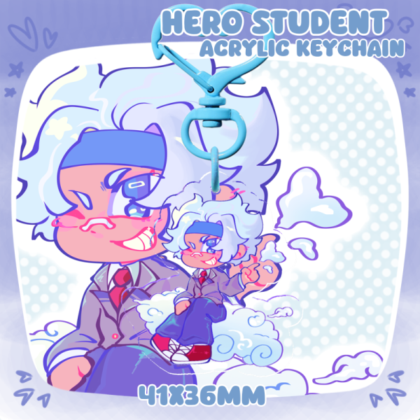 Hero student hero Clear Acrylic Keychains