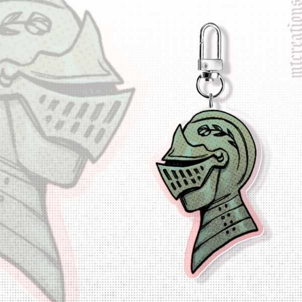 Knight | Colored Edge Acrylic Keychains