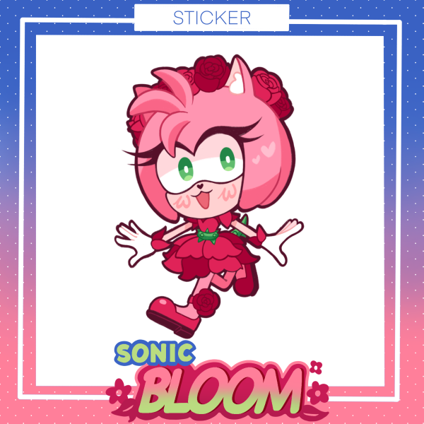 Spring Amy Rose || STICKER