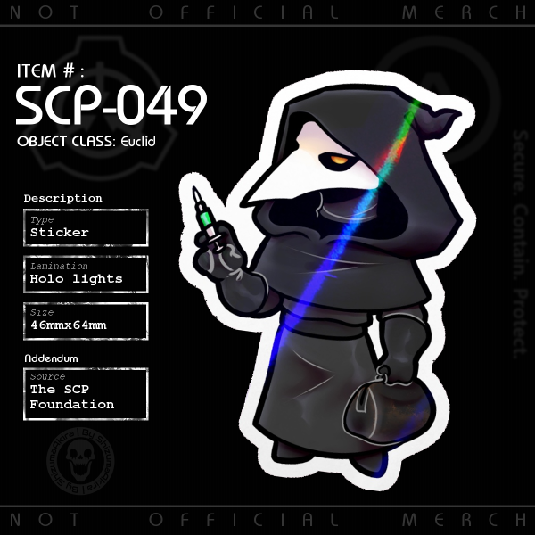 SCP || SCP-049 sticker