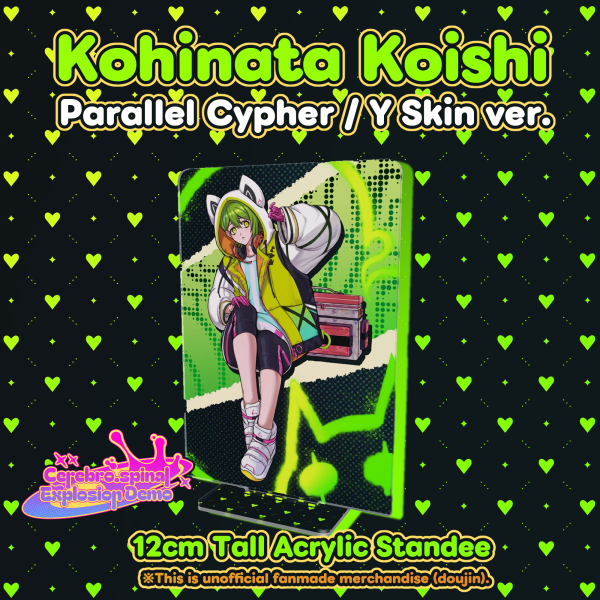 [TRIBE NINE Fanart] Kohinata Koishi 12cm Acrylic Standee