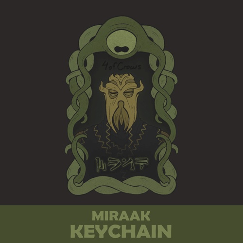 Miraak & Hermaeus Mora Keychain