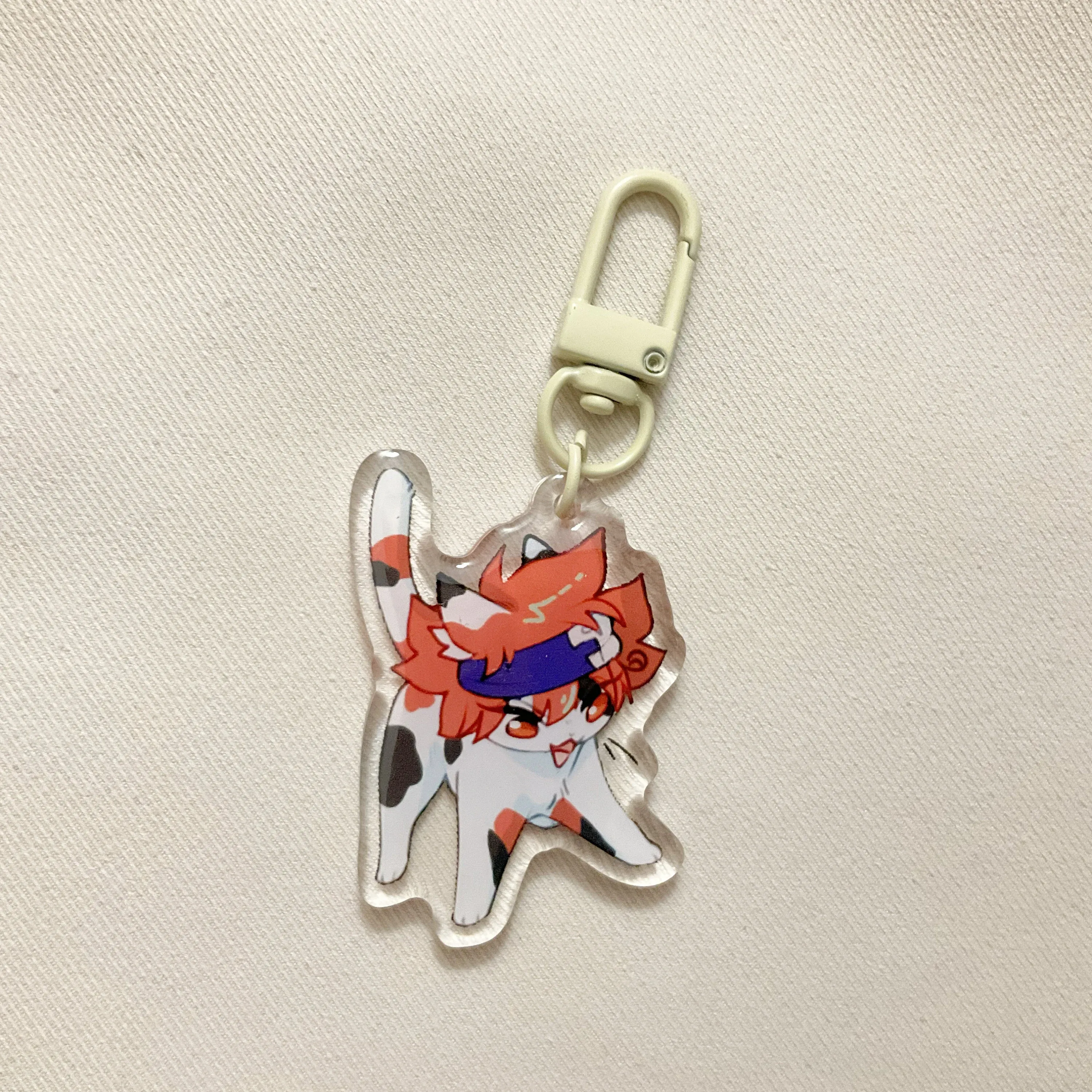 Chibi Reki keychains (Cat AU)
