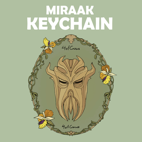 Miraak Dragon Tongue Keychain