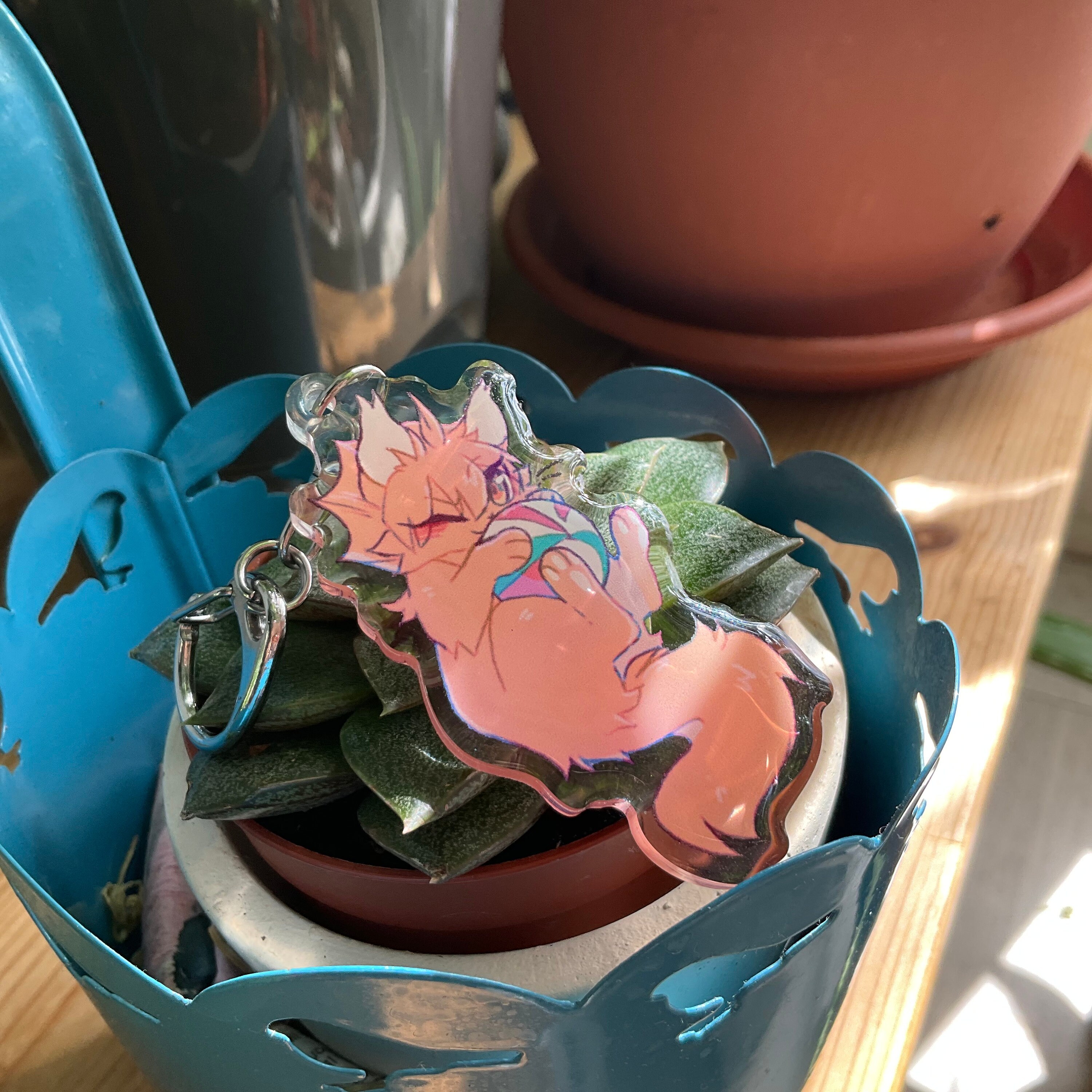 Hinata keychain (Cat AU)
