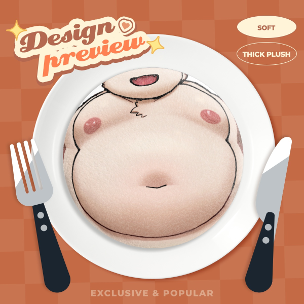 Soft Belly - Plush Badges