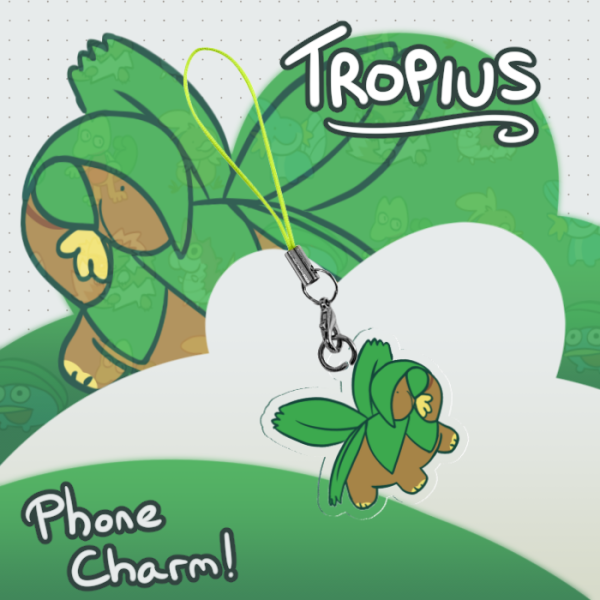 Tropius Acrylic Phone Charm