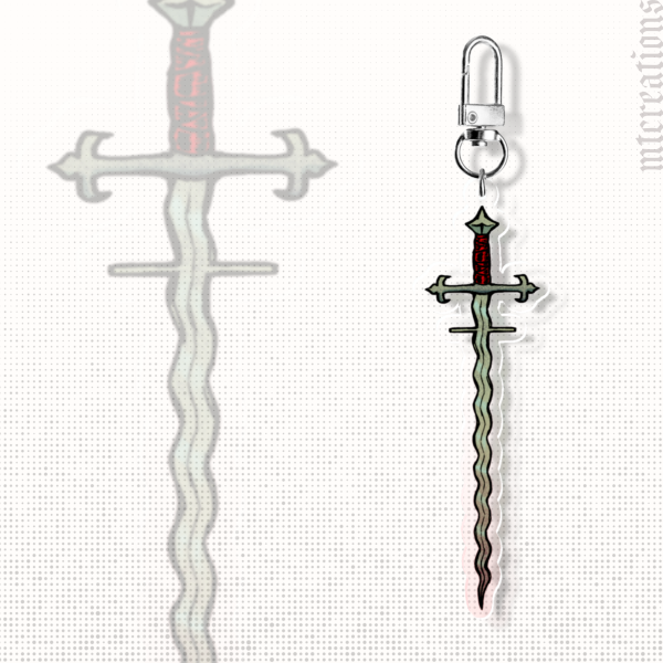 Flamberg | Colored Edge Acrylic Keychain