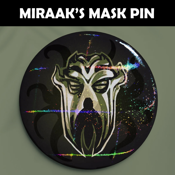 Miraak's Mask Pin