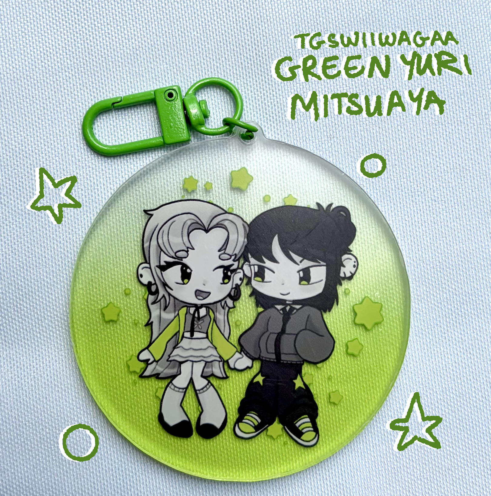 MitsuAya | Yuri Couples Acrylic Keychain