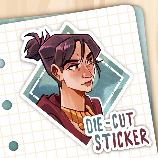 Morrigan Die Cut Sticker [Dragon Age Origins]