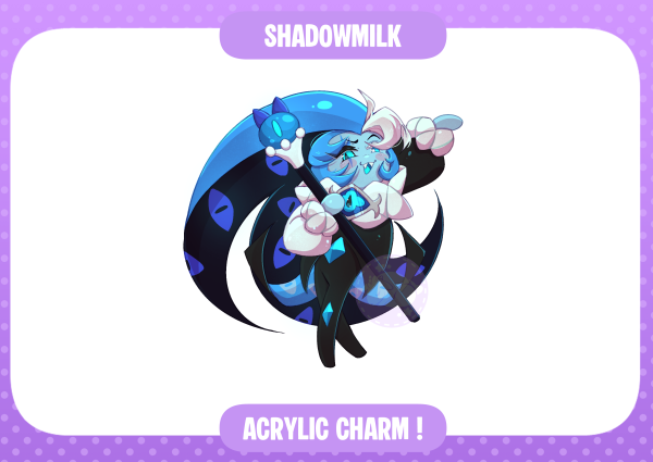 [CRK] Shadow Milk Cookie Epoxy Keychain