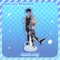 Shark Boy Acrylic Standee