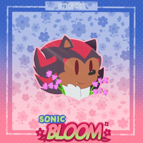 Shadow & Lavender Sticker [Sonic Collab]