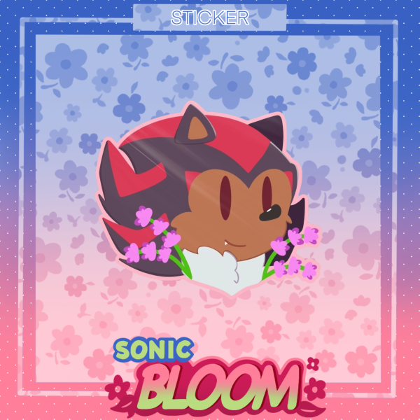 Shadow & Lavender Sticker [Sonic Collab]