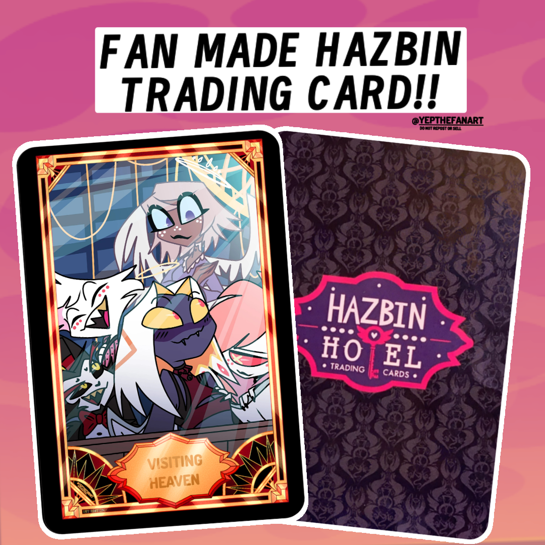 Hazbin Hotel Fan Made Trading Card by Yepthefanart - ACGGOODS