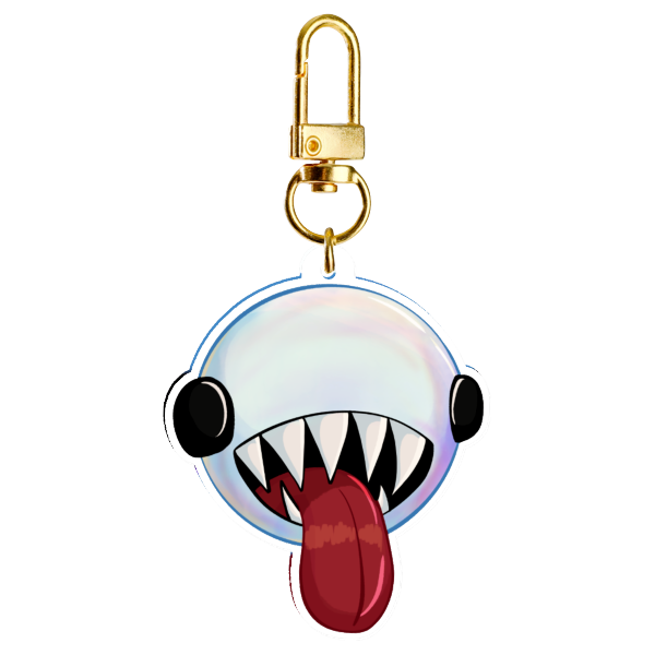 Bubble TADC The Amazing Digital Clear Acrylic Keychains