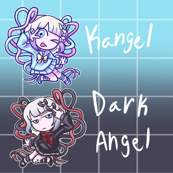 Kangel/Dark Angel - NSO Double-Sided Keychain