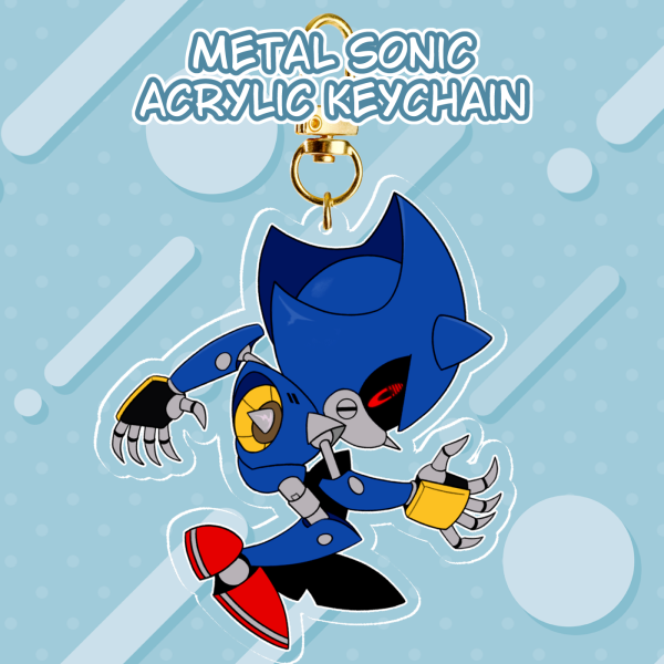 Metal Sonic | Acrylic Keychain