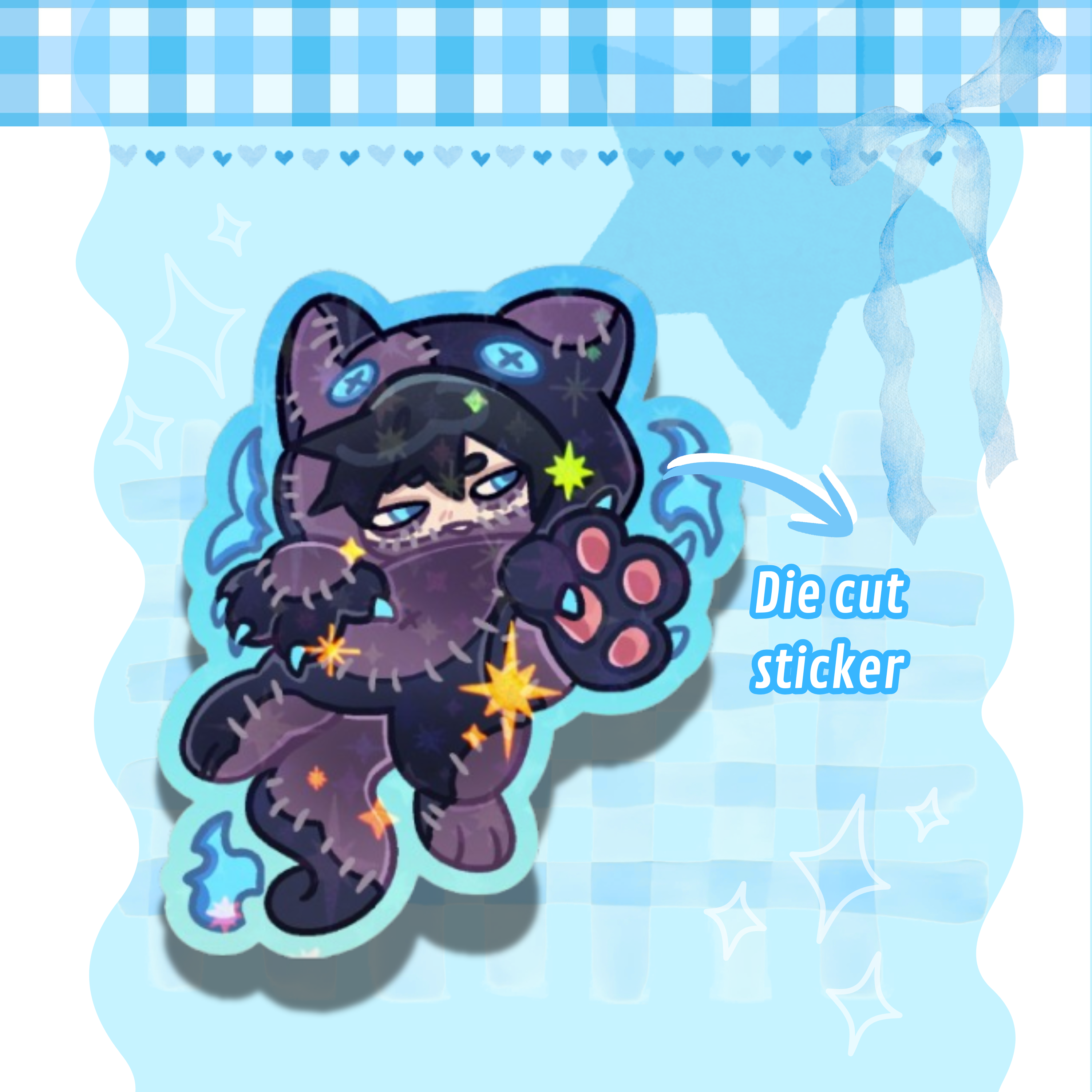 dabi meow meow sticker