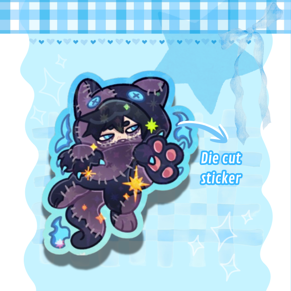 dabi meow meow sticker