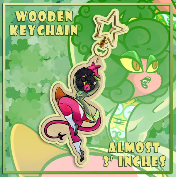 "Riverdance" Wood Keychains