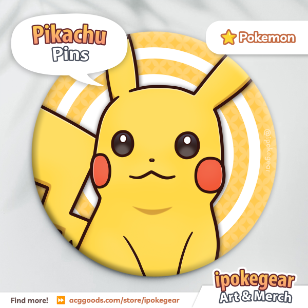 Pikachu (Button Pins)