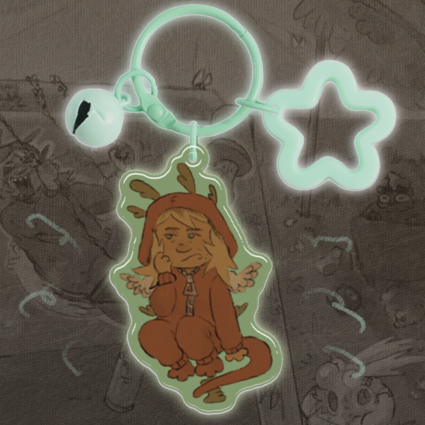 Jerry | Epoxy Clear Acrylic Keychains