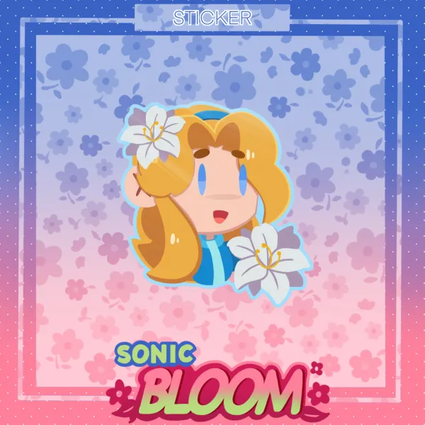 Maria & Lilies Sticker [Sonic Collab]