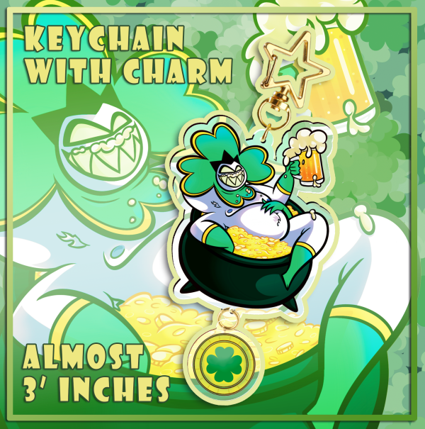 "Pot of Greed" Mammon || Acrylic Keychains with Charm