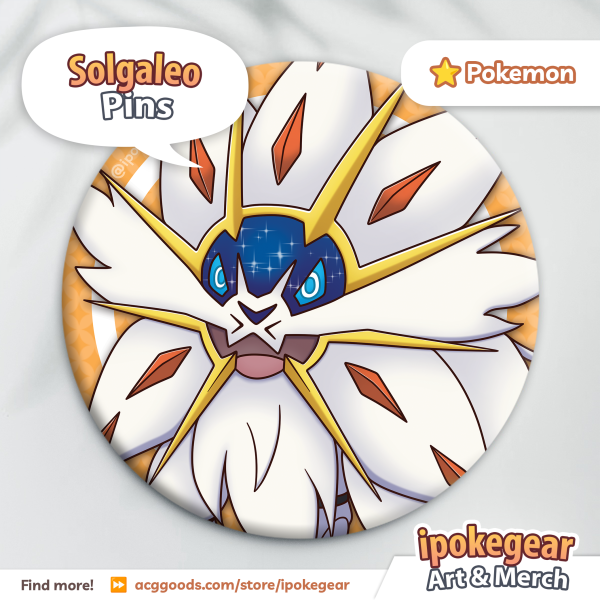 Solgaleo (Button Pins)