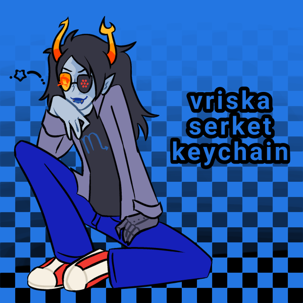 Vriska Serket (homestuck) arylic keychains