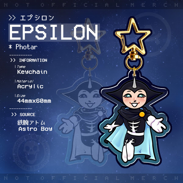 ASTRO BOY || Epsilon acrylic keychain