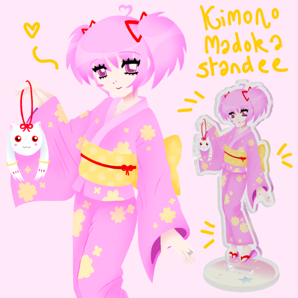 kimono madoka standee