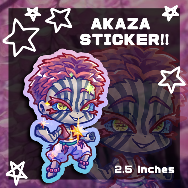 Akaza Sticker