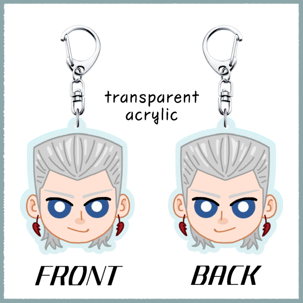 [JJBA] jean pierre polnareff keychain