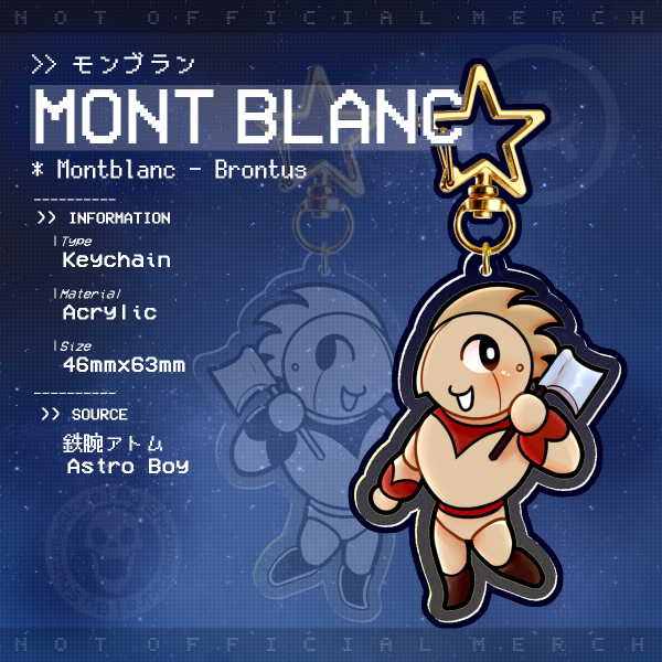 ASTRO BOY || Mont Blanc keychain