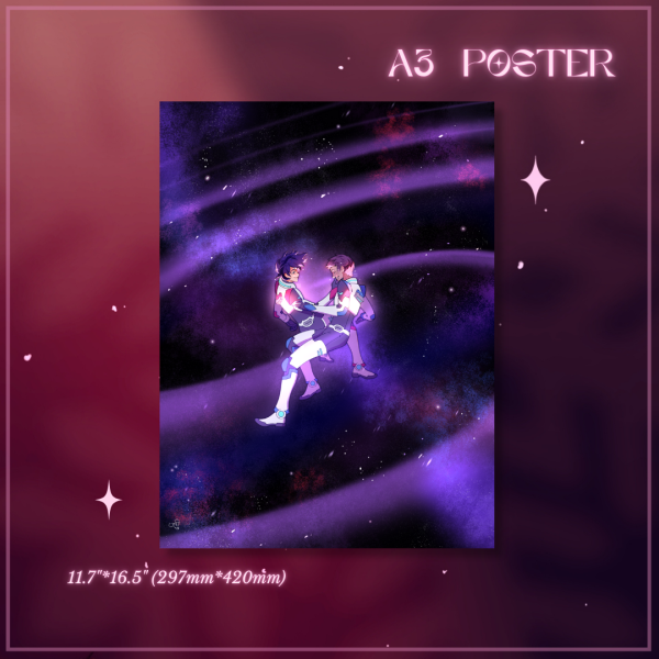 Klance as the Binary Star Poster