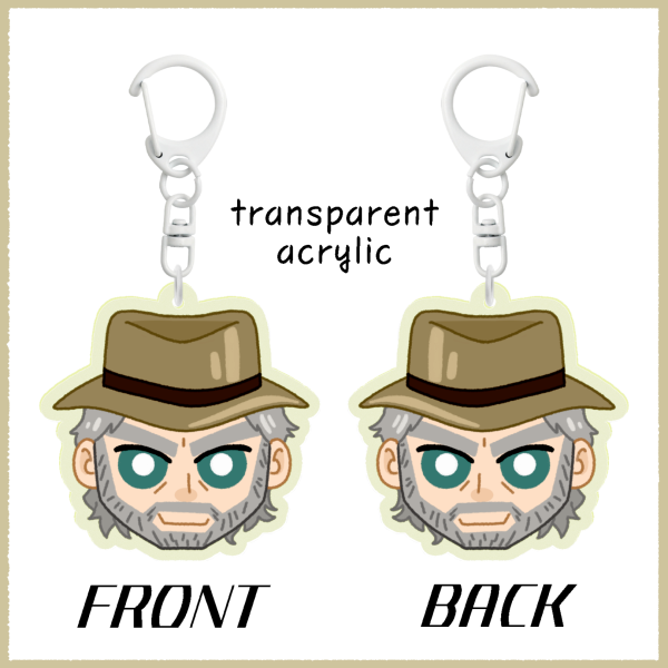 [JJBA] joseph joestar keychain