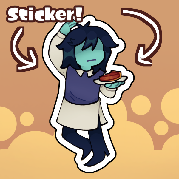 Cooking Kris Sticker