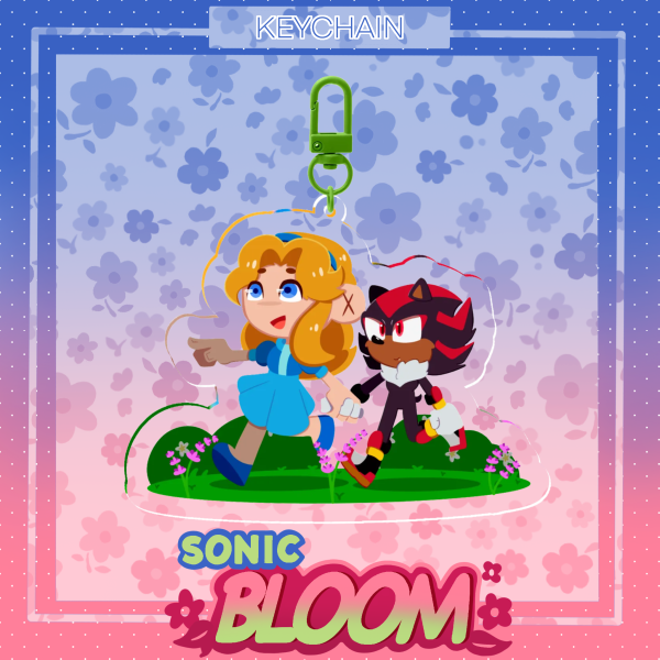 Maria and Shadow Keychain [Sonic Collab]