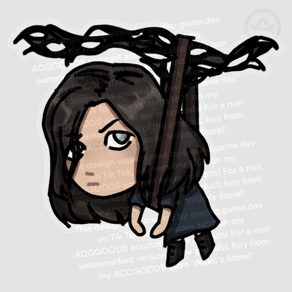 Eveline (EVE) Resident Evil 7 Biohazard Chibi Sticker