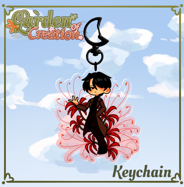 [Garden Of Creation] Kage Spider Lily || 7cm Keychain