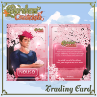 Nouso - Sakura Trading card - Garden of Creation Collab