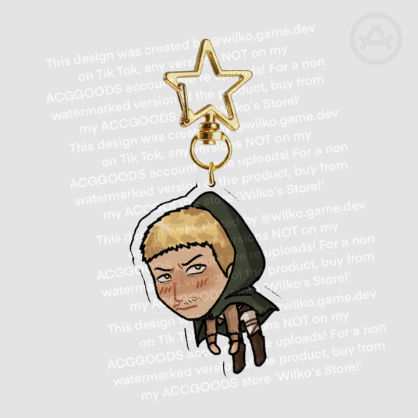 Hannes Attack on Titan Keychain (medium)